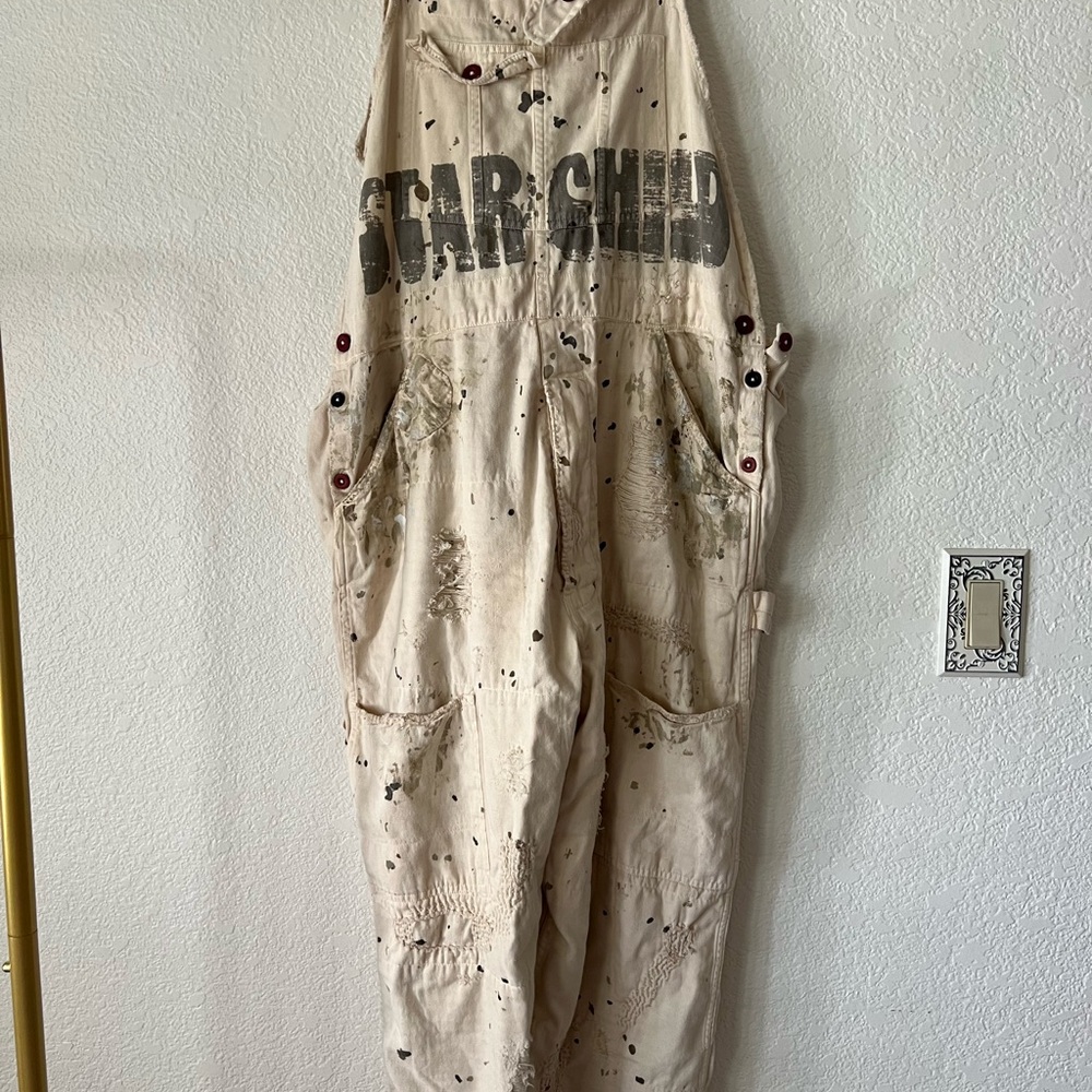 Magnolia Pearl Star Child Overalls NWT